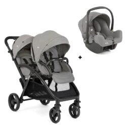 Joie EvaLite DUO Stroller Pebble With Car Seat