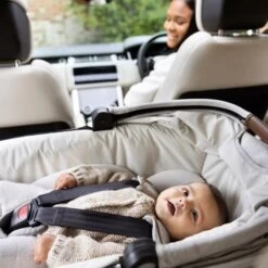 Joie Signature Calmi Car Cot Bed - Oyster -Joy Shop Joie calmi oyster 7 1