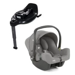 Joie I-Snug 2 Car Seat With I-Base Encore Rotating Base - Pebble