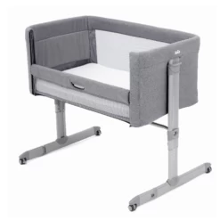 Joie Grey Flannel Roomie Side Sleeping Crib -Joy Shop VV 1