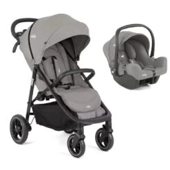 Joie Litetrax 4 Pro Travel System - Pebble