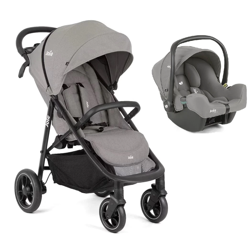 Joie Litetrax 4 Pro Travel System - Pebble