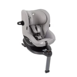 Joie I-Spin 360 E Isofix Car Seat (61-105cm), Gray Flannel