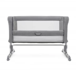 Joie Grey Flannel Roomie Side Sleeping Crib -Joy Shop gfhhffh