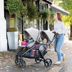 Joie EvaLite DUO Stroller Pebble With Car Seat And Isofix Base -Joy Shop hgh 1