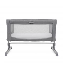 Joie Grey Flannel Roomie Side Sleeping Crib -Joy Shop hhjhjjhjh