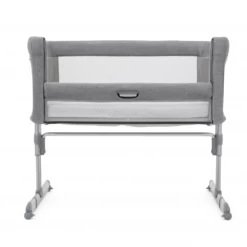 Joie Grey Flannel Roomie Side Sleeping Crib -Joy Shop hjhhj