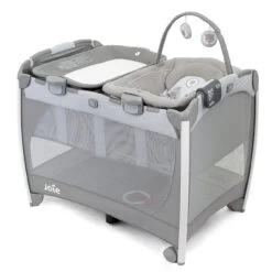 Joie Excursion Portrait Change And Bounce Travel Cot