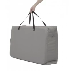 Joie Grey Flannel Roomie Side Sleeping Crib -Joy Shop mnnmmn