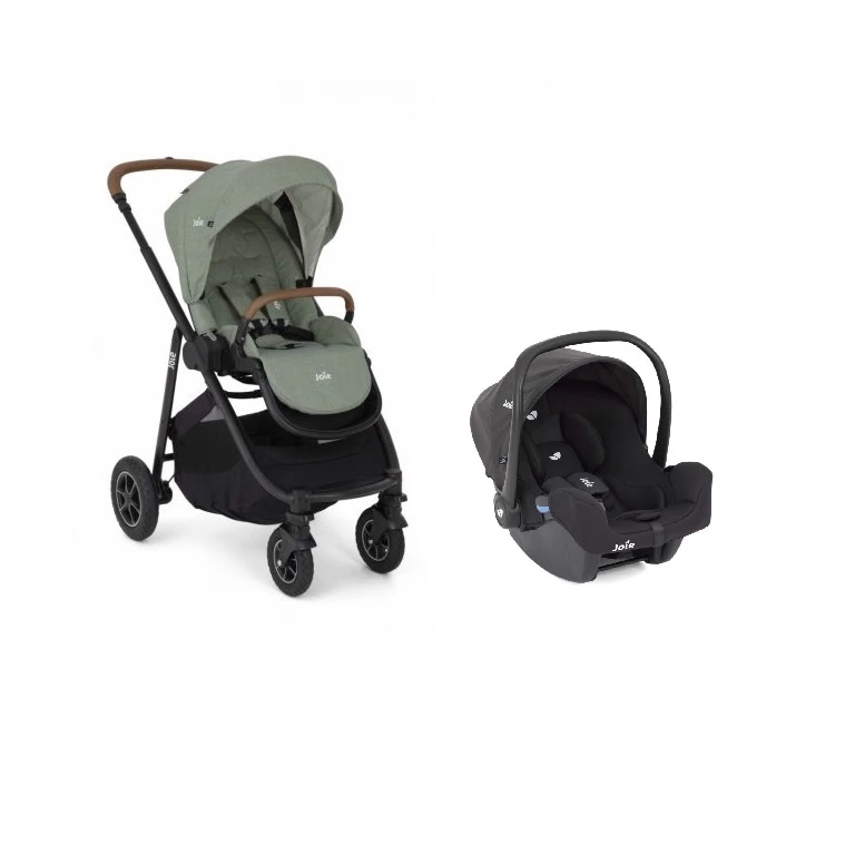 Joie Versatrax Pushchair And Car Seat - Black/ Laurel