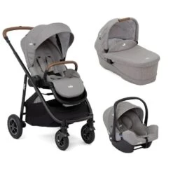 Joie Versatrax Travel System - Grey Flannel